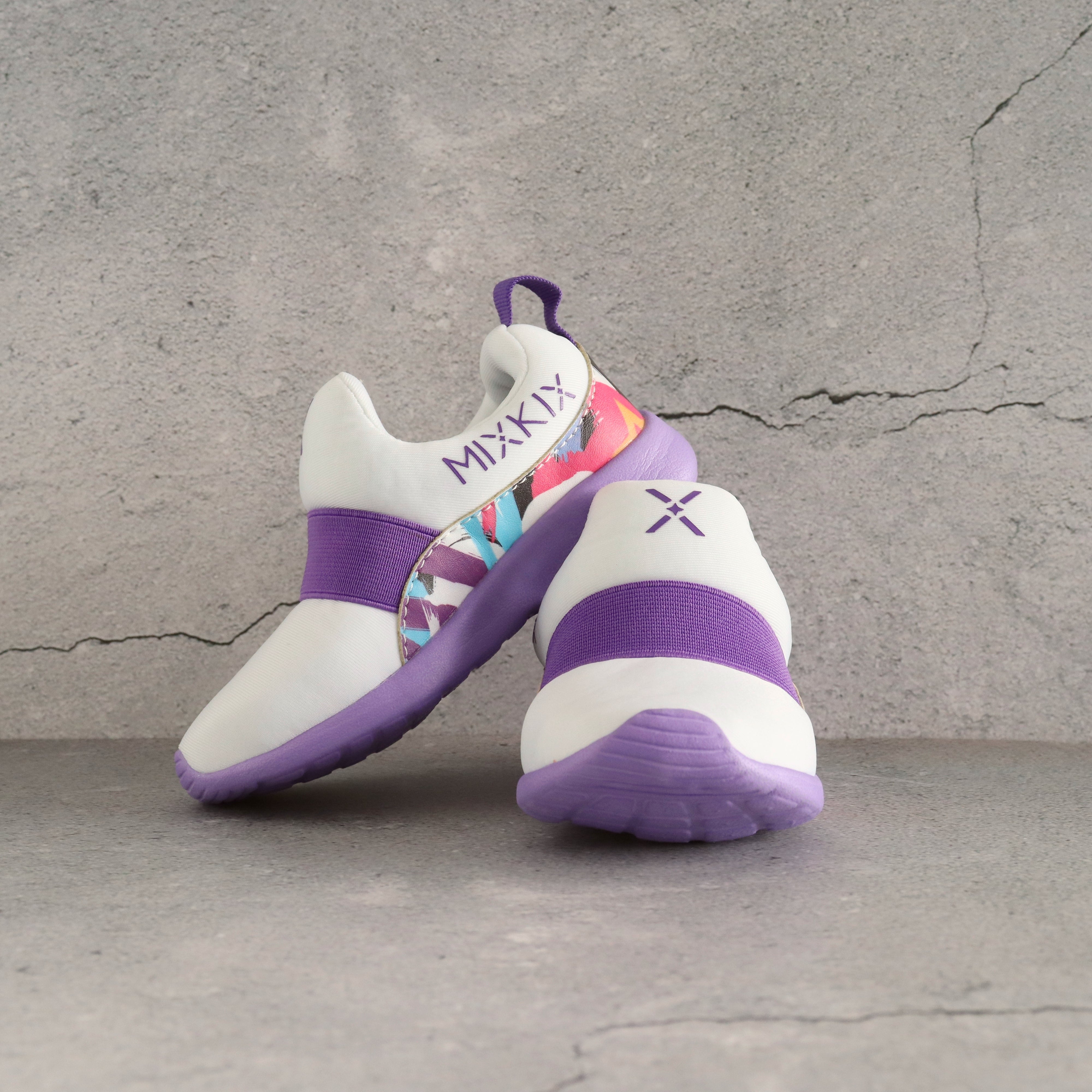 Mix Kix Purple and White Kids Sneakers – mix-kix