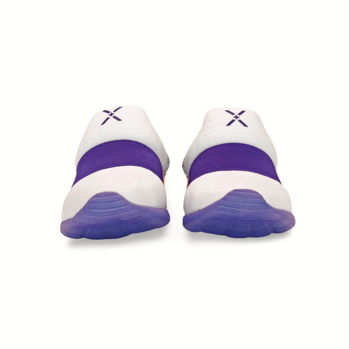 Mix Kix kids sneakers in white and purple 90s Mix  front