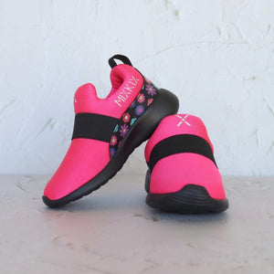 Mix Kix Pink slip-on kids sneakers