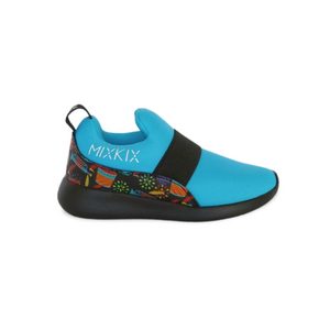 Mix Kix Blue slip-on kids sneakers