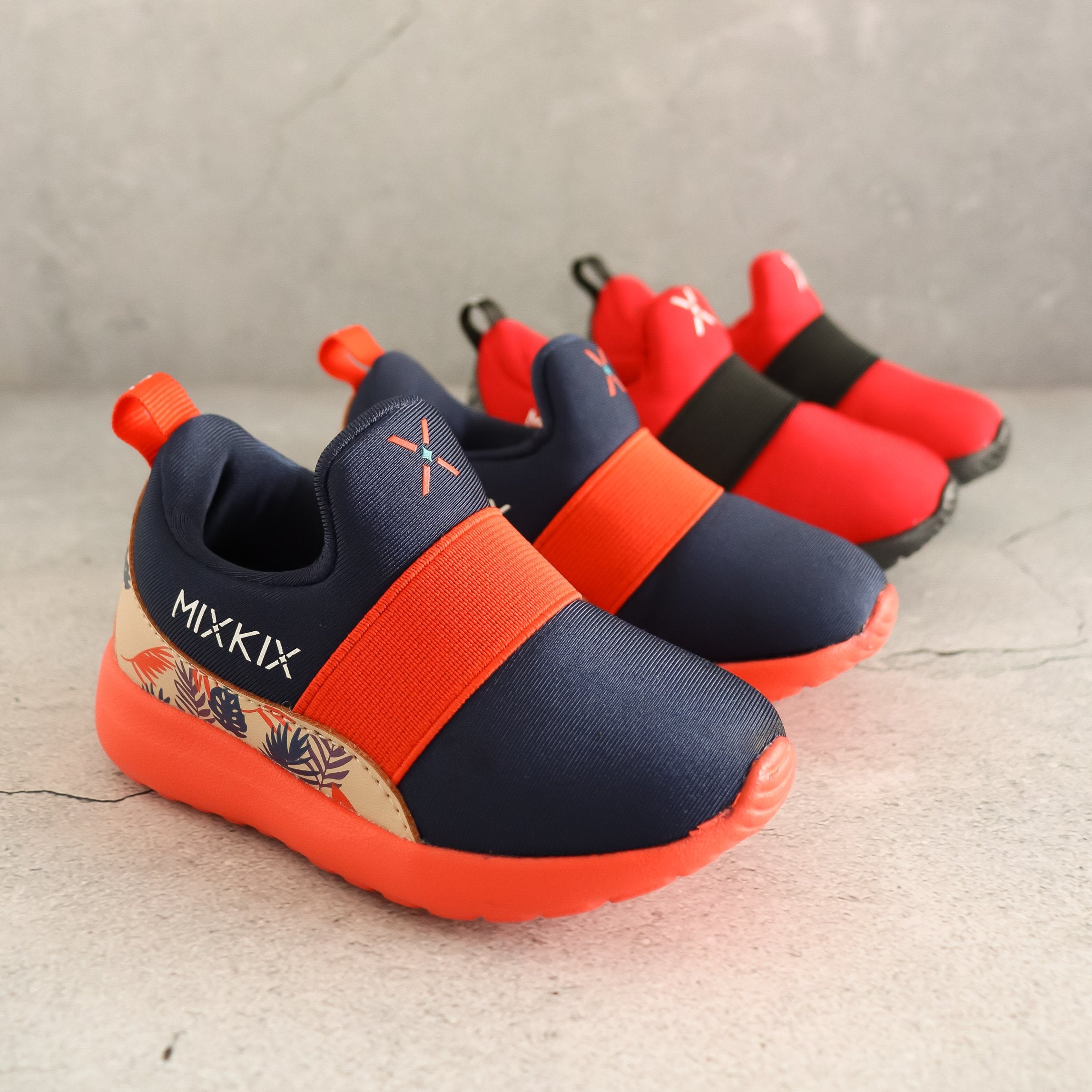 Mix Kix Blue and Orange Kids Sneakers – mix-kix